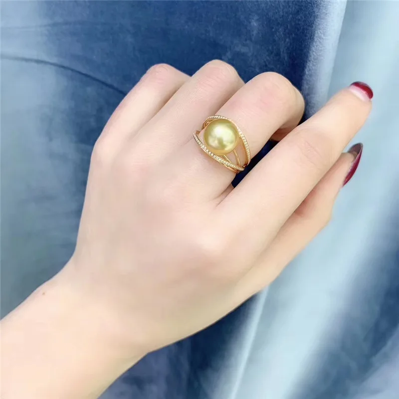 Designer S925 Ring Luxury Pearl Ring Fashion  Women Classic Wedding Christmas present Banquet Ring 080310