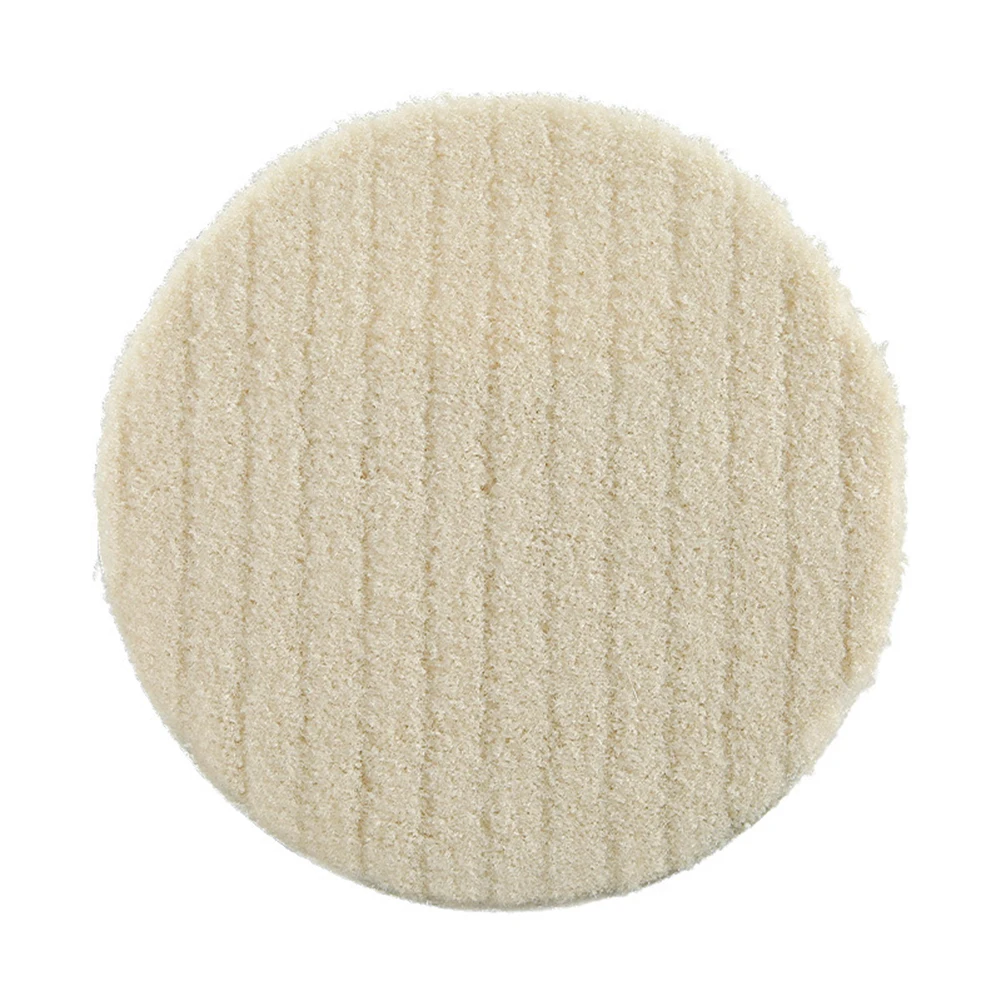 1pc Polishing Pads Wool Buffing Felt Wheel Buffer Pad For Glass Automotive Glass Stainless Steel Furniture Wood Scouring Pad