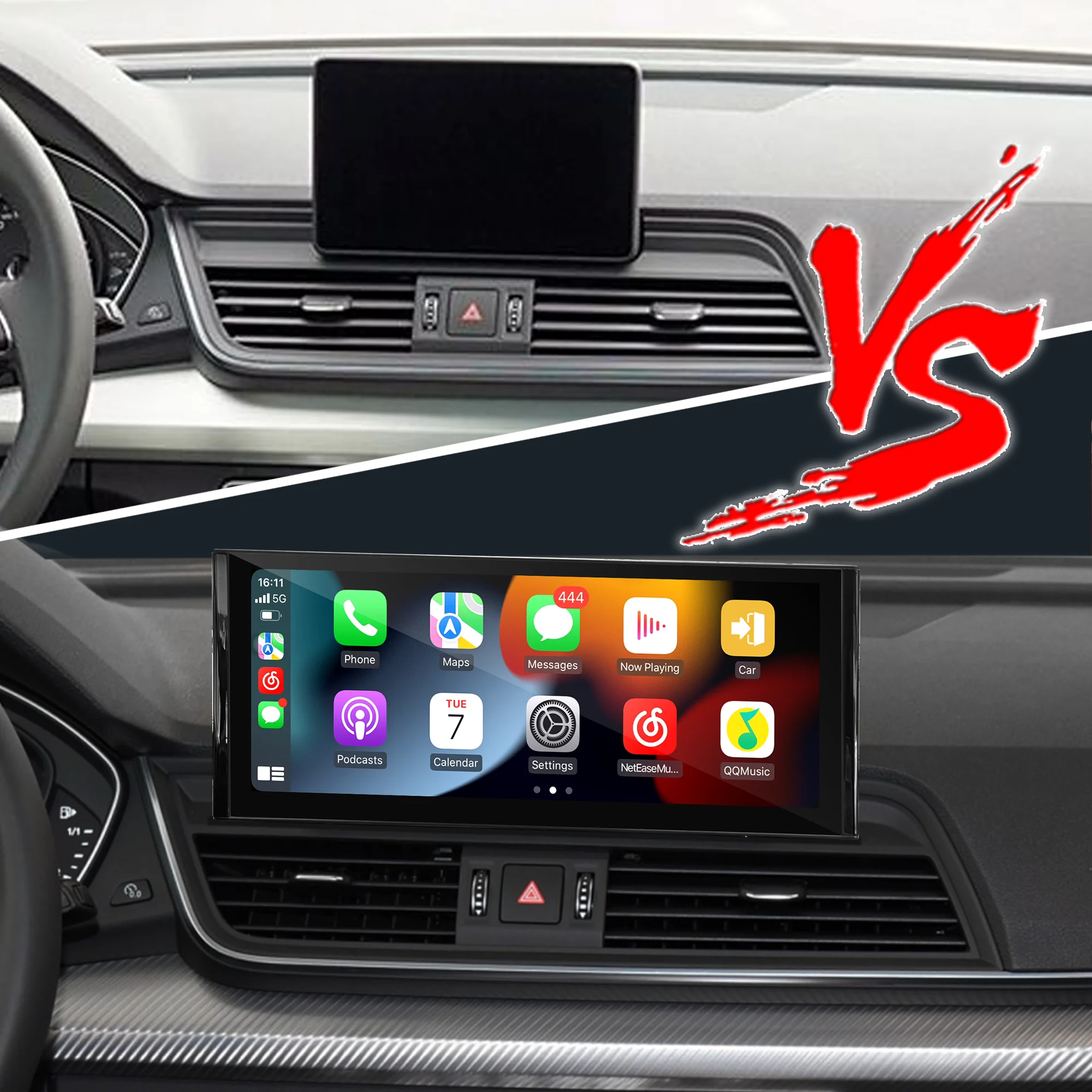 

Wit-Up for Audi Q5 8R 2018-2020 Android Auto Radio Wireless Carplay Screen Upgrade Full Screen Mirror Navi Multimedia Head Unit