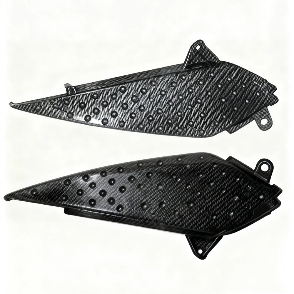 ABS Carbon Fiber Color Motorcycle Fairing Cowling Panel for KAWASAKI NINJA ZX6R 636 2005-2006 Tank Side Guard Cover Protector