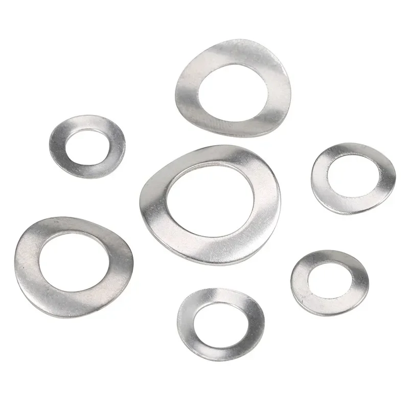 M1.7 M2 M2.5 M3 M4 M5 M6 M8 M10 304 A2 Stainless Steel Curved Washers Wave Spring Washer