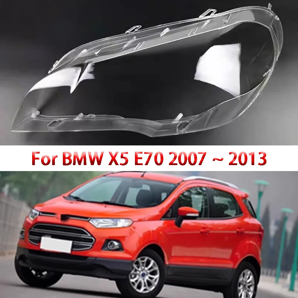 

Car Headlight Lens For BMW X5 E70 2007 2008 2009 2010 2011 2012 2013 Headlamp Cover Replacement Auto Shell Head Lamp Light Case