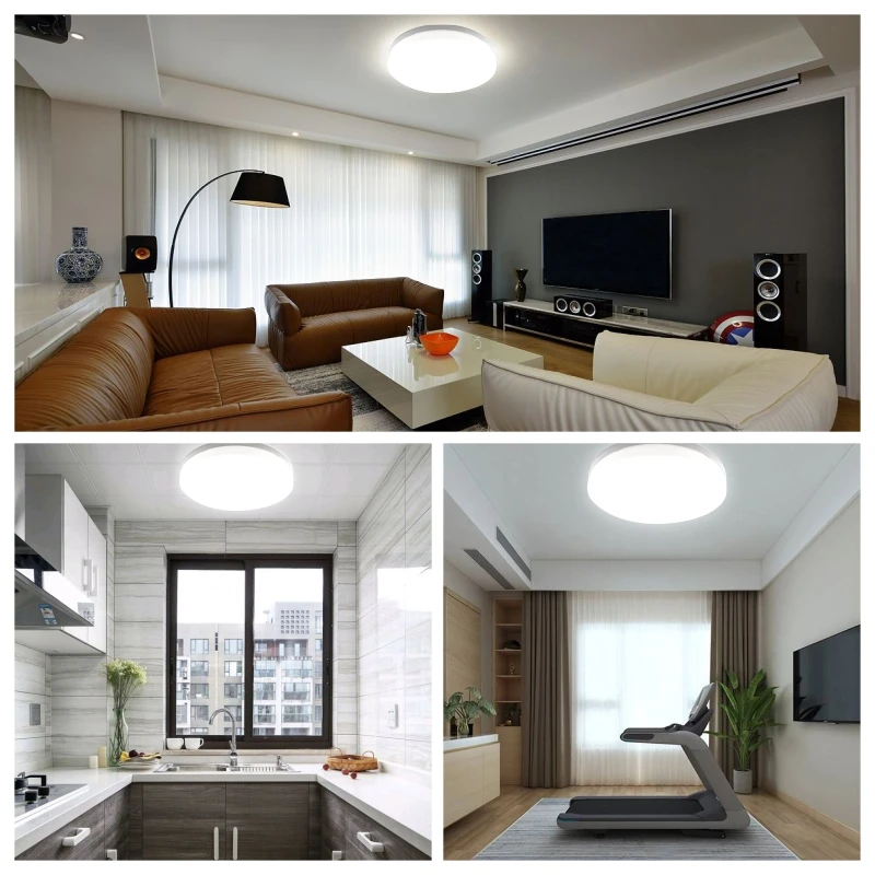 LED Panel Lights, Ultra Thin Ceiling Light Fixture, 24W Flush Mount Ceiling Light, 220V Downlight Ultra-thinIndoor LightingLight