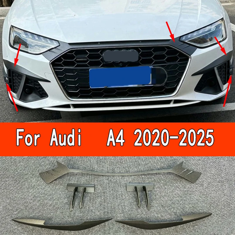 

Suitable For Audi A4 Avant Bumper Decoration Modification Of 20 to 25 Models A4 Front Face Decorative Strip Accessories