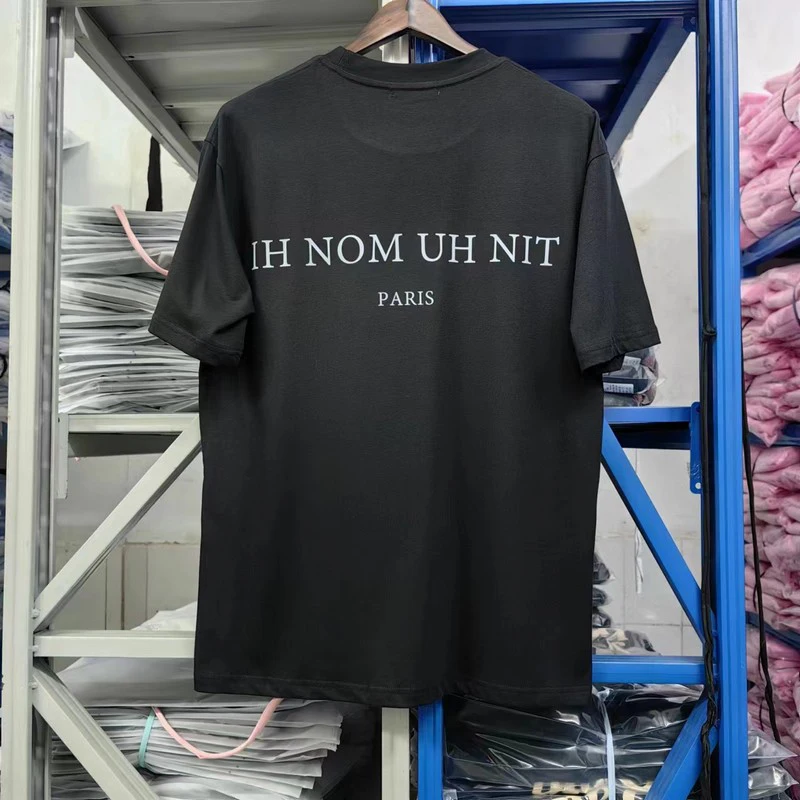 Summer Ih Nom Uh Nit Strange Tale Pearl Masked Men's Women's Short Sleeved American Loose Street T-shirt