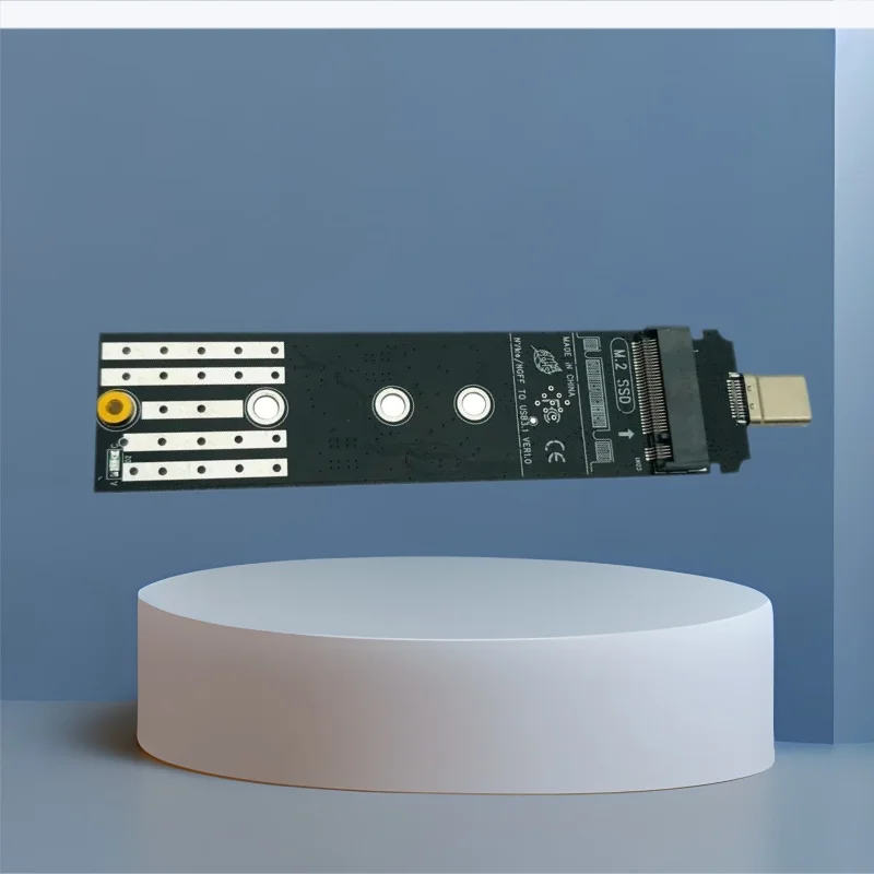 

Переходник M2 SSD-Type C Riser Card RTL9210B Чип M.2 SATA/NVME SSD Преобразователь Плата расширения жесткого диска Поддержка 2230-2280 M2 SSD