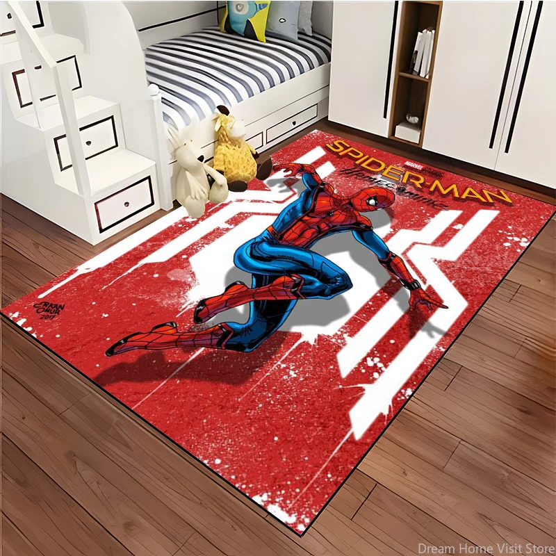 

17 Style Cartoon Marvel-Avengers Spiderman 3D Large Area Rugs Carpet for Living Room Children's Bedroom Decor Sofa Doormat Gifts