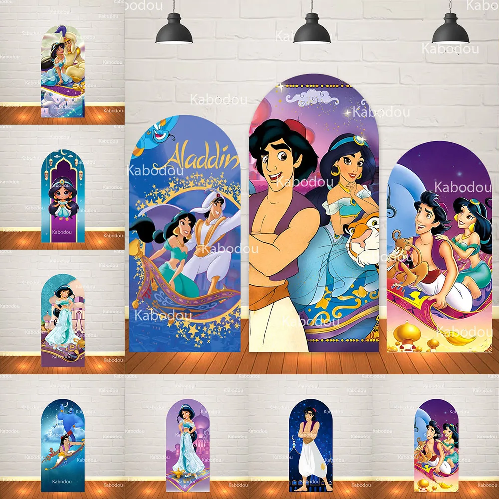 Аладдин арочная обложка жасминовый фон для девочек украшение для дня рождения детский душ фотобудка фото фон реквизит для стены