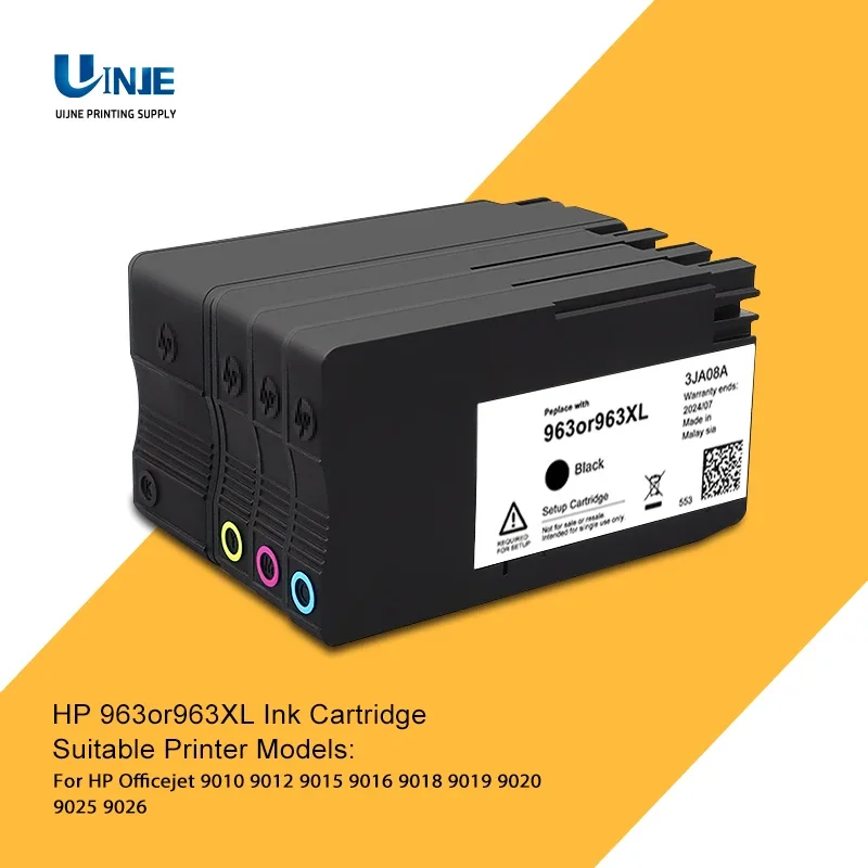 

Оригинальный картридж HP 963 963XL, черный для HP OfficeJet 9010 9012 9015 9018 9022 9023 9025 9026 9027 9028 9020 чернила принтера hp