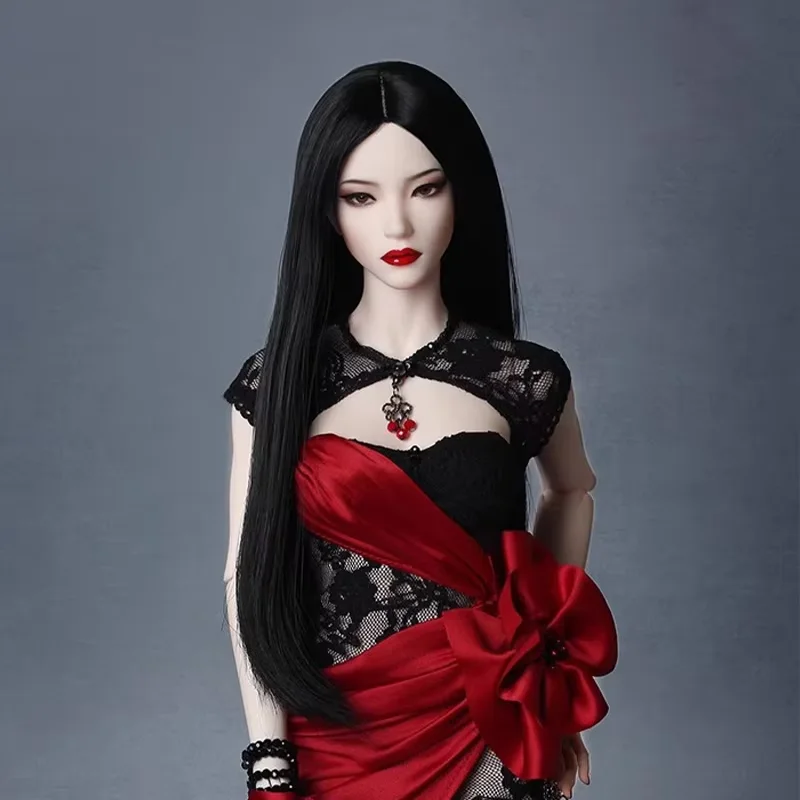 새로운 BJD 인형 1/4 아름다운 여성 미호 메이크업 헤드 고품질 레진 장난감 선물 천사 인형, 관절 인형 제공