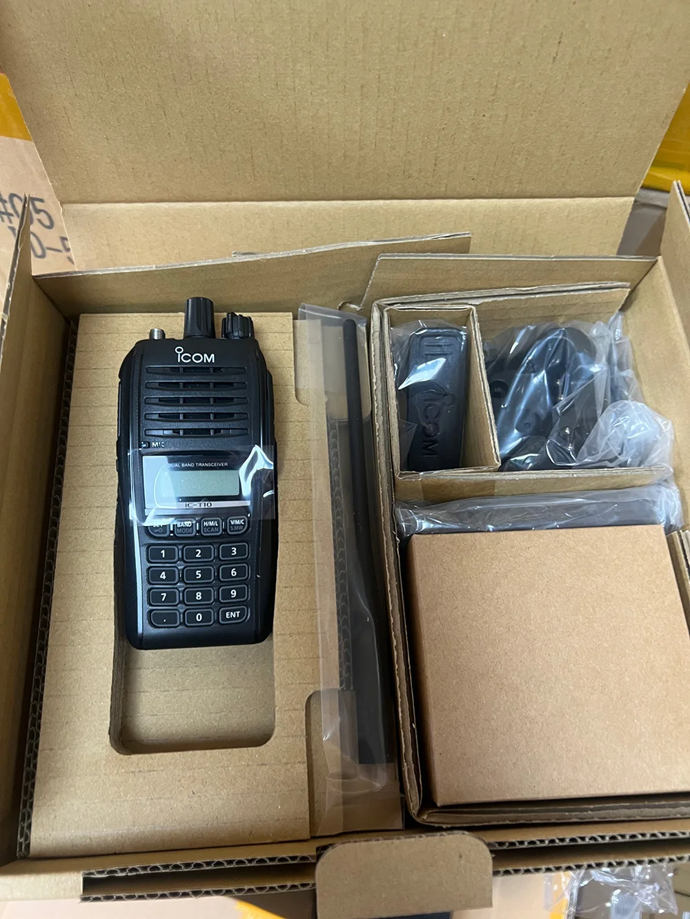 Aikemu-Walkie-Talkie portátil impermeável, dupla frequência, VHF, UHF, exterior, estação móvel analógica, pode gravar frequência, IC-T10