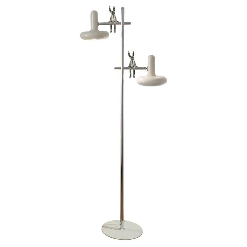 

Cream wind rabbit floor lamp ins Internet celebrity designer Mickey French retro living room bedroom bedside table lamp