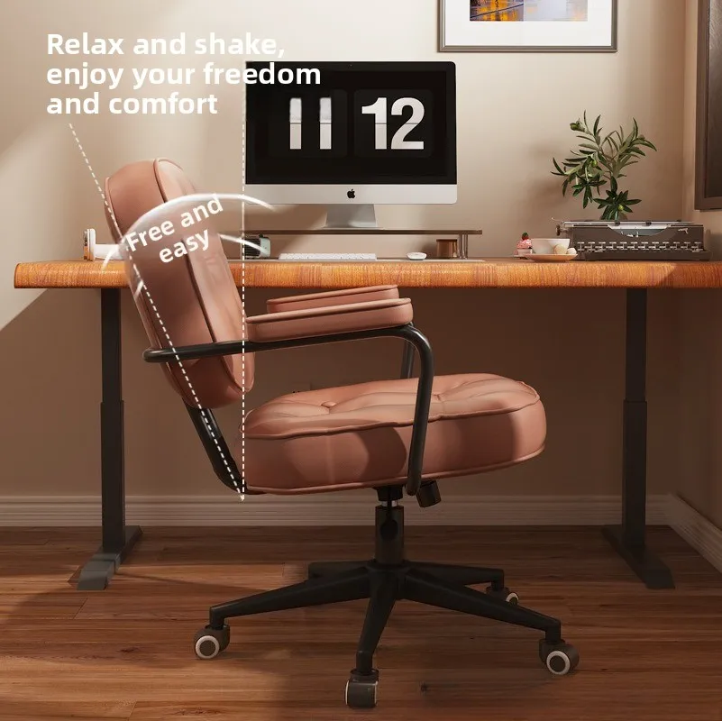 

ZComputer Chair Light Luxury Office Chair Study Desk Lift Swivel Office Chair Back SeatZ