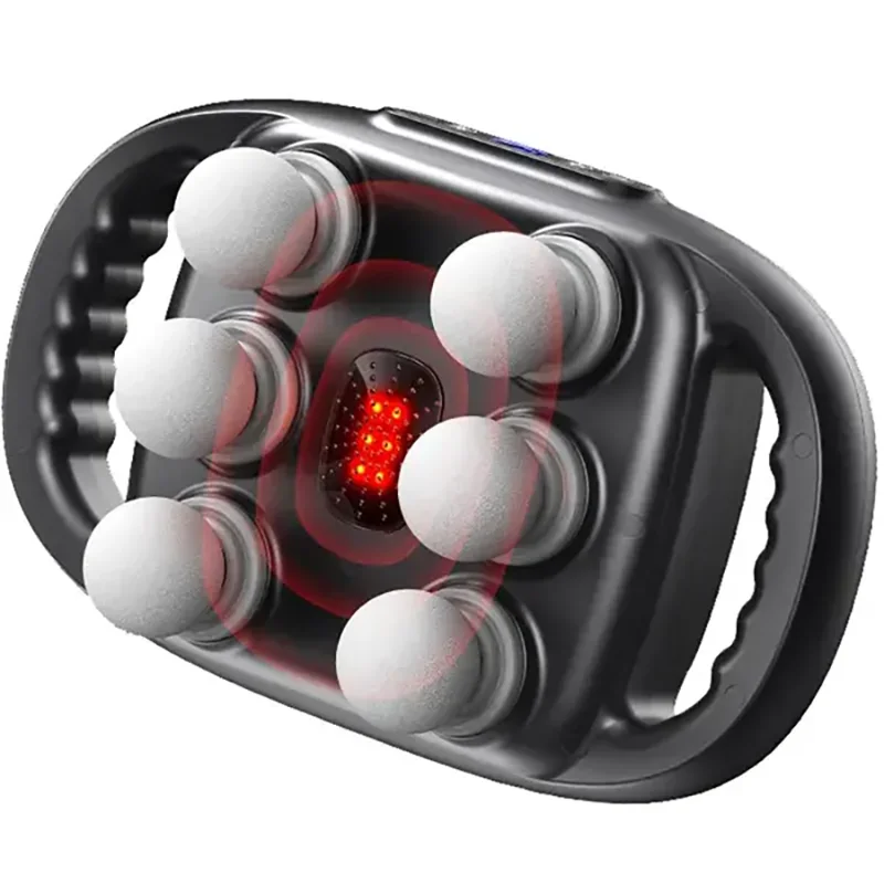 6-head Percussion Massage Gun High Rpm Vibrational Relaxation Handheld Deep Tissue Massager