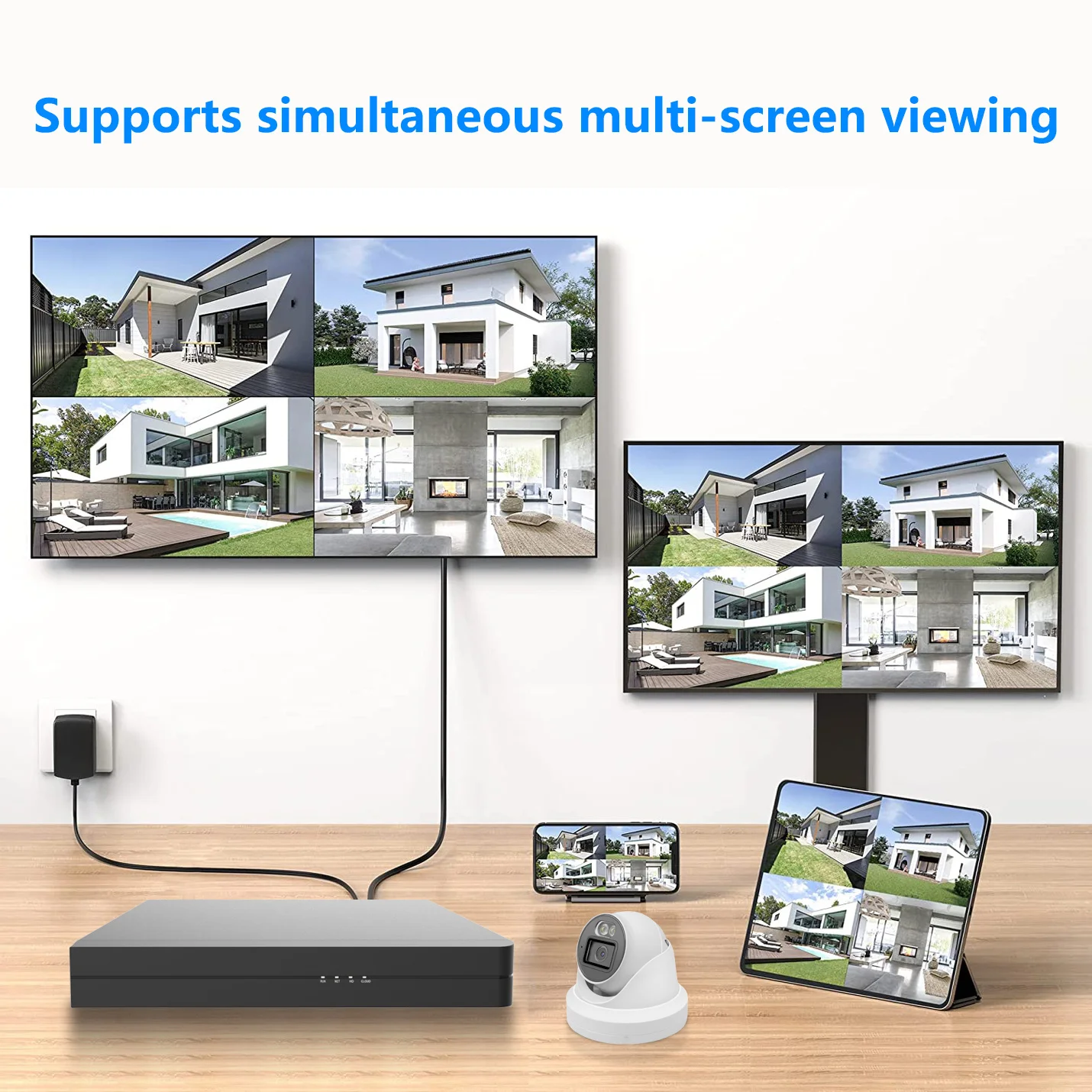 16CH 8MP Smart Dual Lens IP POE Camera System Guard Viewer OEM Audio 8CH 4CH Security Bullet Network Camera CCTV 4K NVR Kit