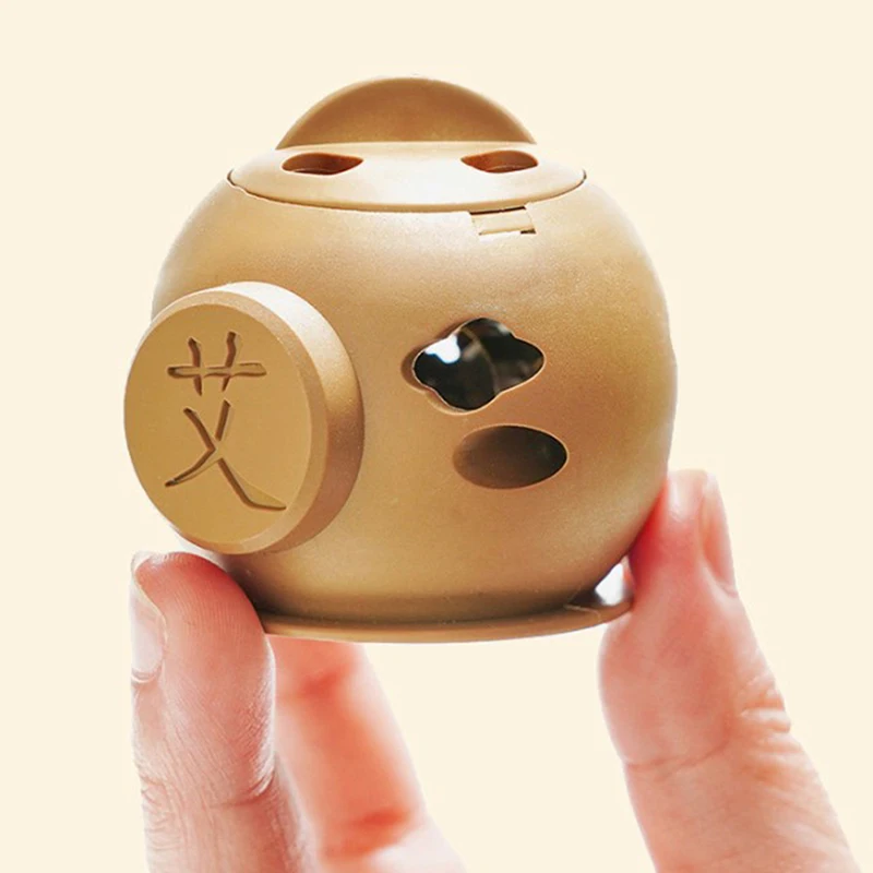 Cupping Massage Moxibustion Box Moxa Sticks Burner Acupuncture Point Therapy Women Gynaecopathia Heating Therapy Pain Relief