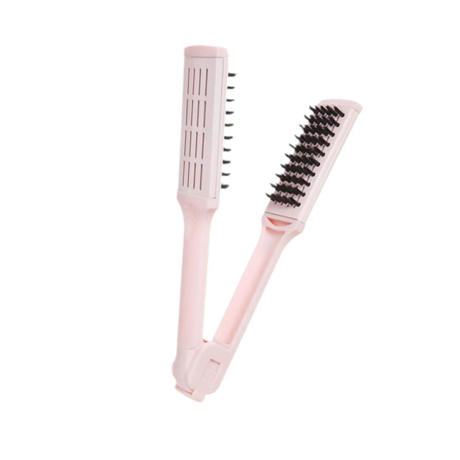 

Двусторонняя щетка-зажим, расческа для выпрямления волос для салона домашней парикмахерской