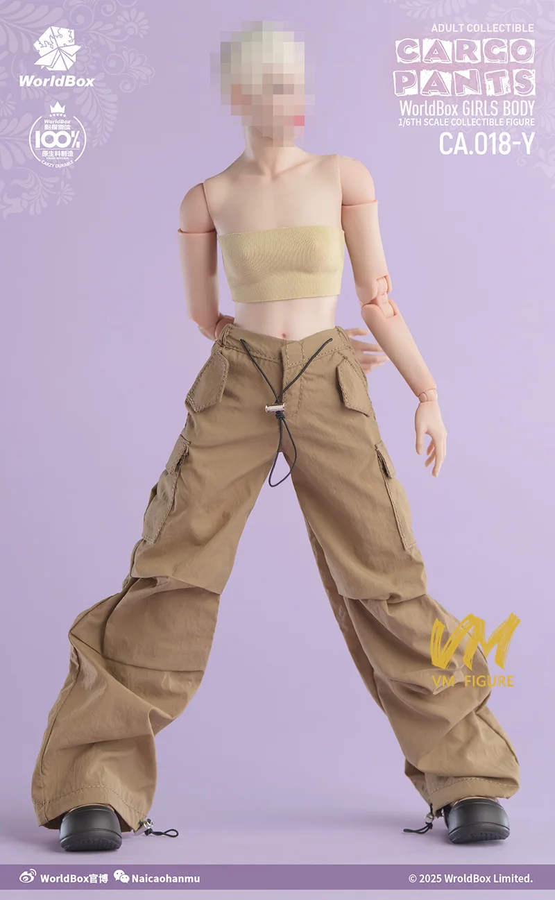 1/6 Worldbox CA018 GS005 CS018 متعدد الجيوب العمل السراويل الخبز الأحذية الصلبة حذاء الملابس الداخلية صالح 12 ''الجندي عمل الشكل الجسم دمية