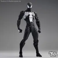 Spiderman 15cm Black Suit Neighbor Symbiote Spider Man Black Venom Suit Articulated One:12 Action Figure Model Toys Room Decor 3