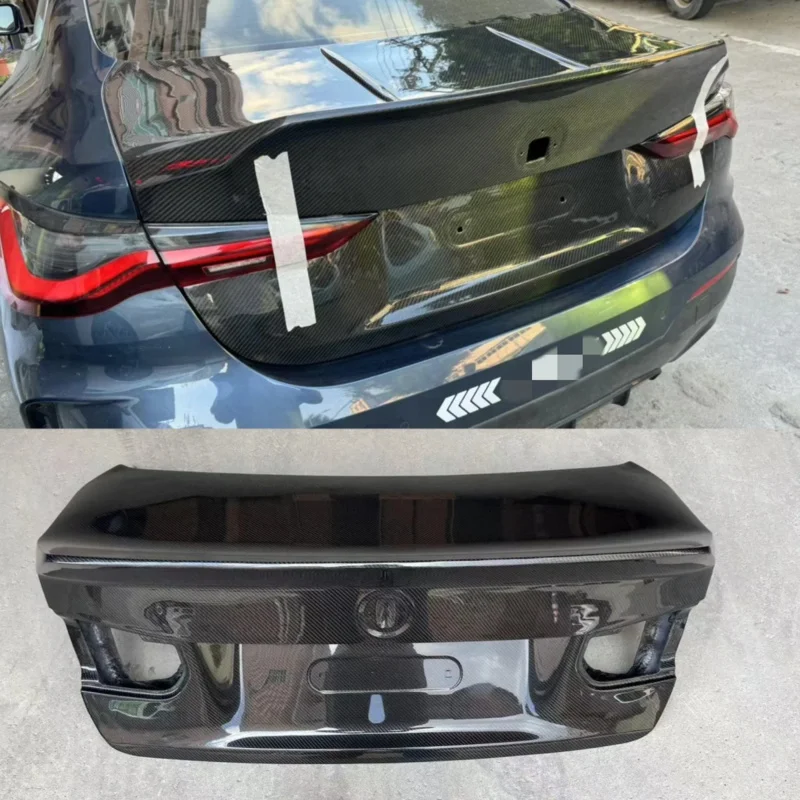 

For BMW M4 G82 2021+ CSL Style 100% Dry Carbon Fiber Rear Trunk Cover