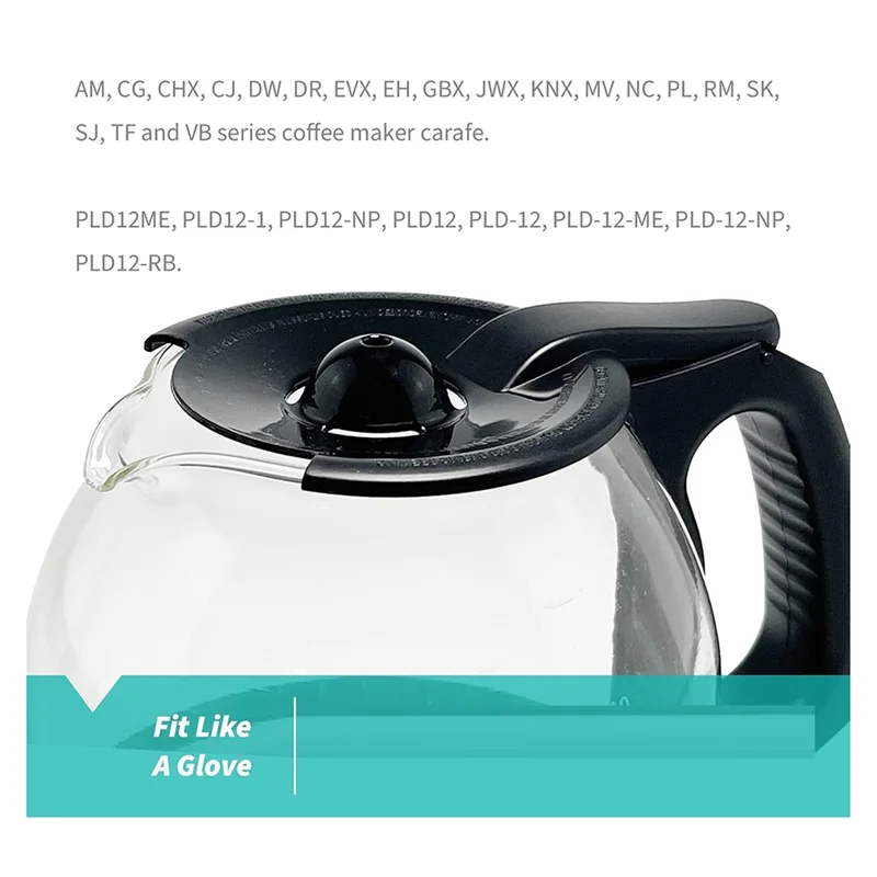 A74G-2Pack 交換用蓋 Mr Coffee 12 カップガラスコーヒーポット用 2 個コーヒー交換用ポット蓋コーヒーポットアクセサリー