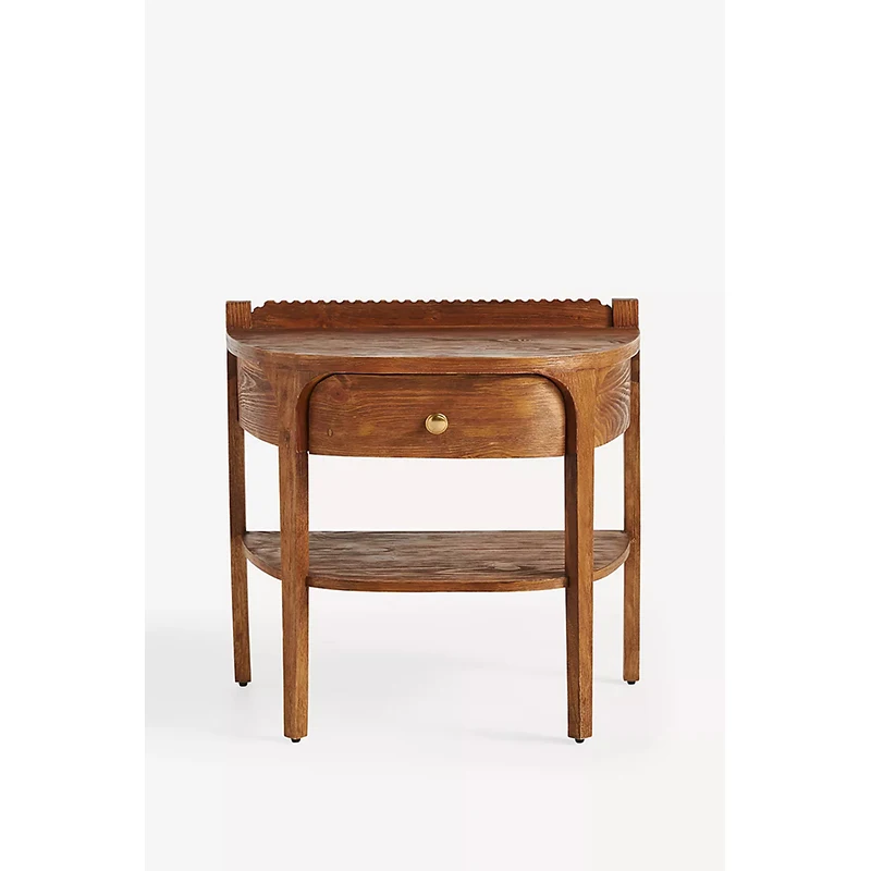 ！@Handcrafted Indoor Home Furniture Bderoom Set High End Vintage Wooden Nightstand