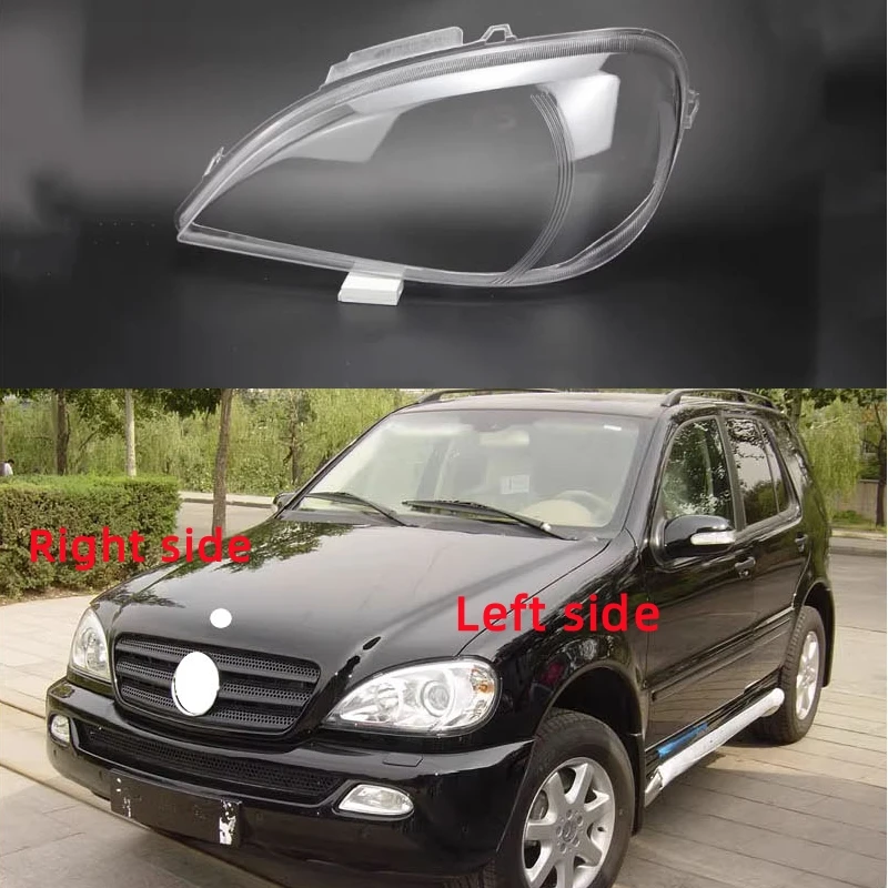 

Для Mercedes-Benz ML W163 1999 2000 01 02 04 2005, корпус фары автомобиля, крышка фары, сменный абажур, линза фары, стекло