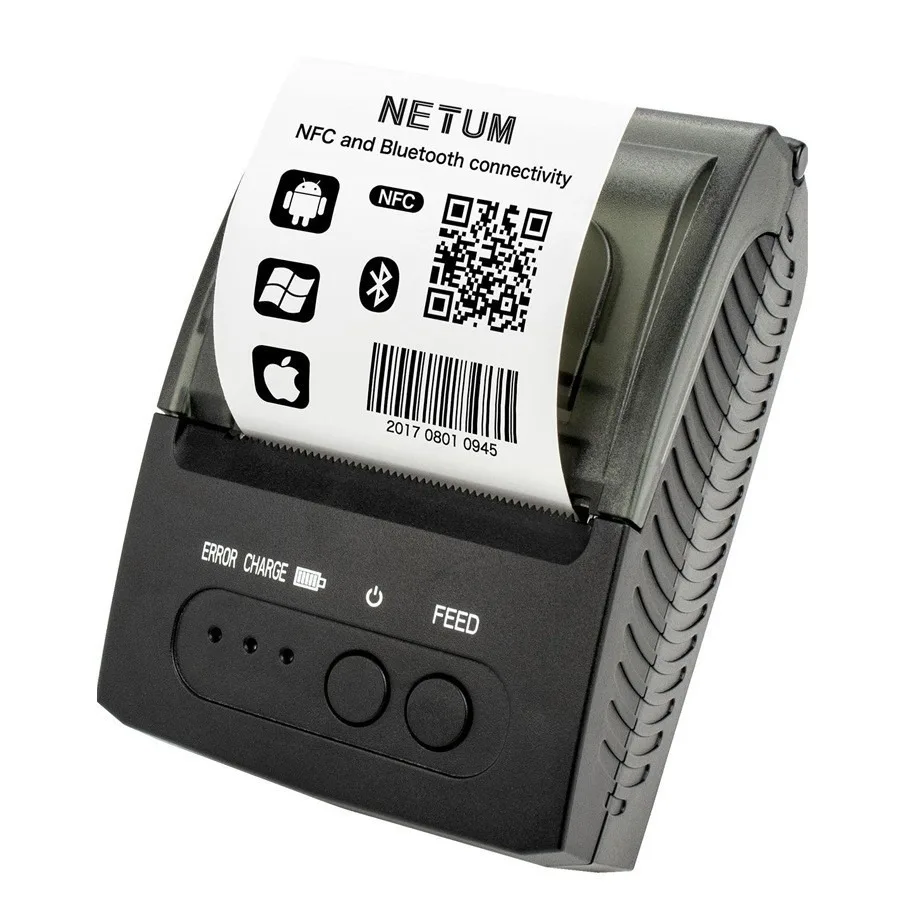 

Прямые продажи с фабрики, термопринтер, 58 мм, портативный портативный ручной Bluetooth-принтер для чеков Meituan на вынос