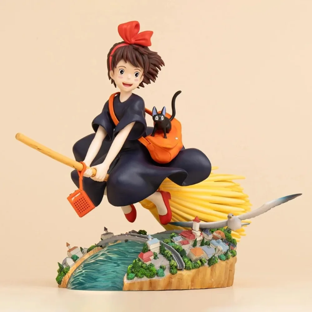 Bandai Witch Qiqi Figure 15cm Anime Model PVC Action Figures Collectible Toys Christmas Gift for Kids Fans Home Desktop Decor