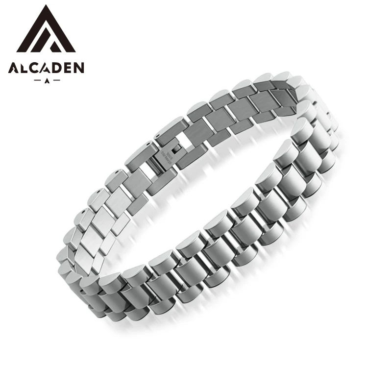 New 12MM Electroplated 316L Stainless Steel Bracelet Hip‑Hop Chunky Chain Wrist Jewelry Unisex Gift for Men Wholesale Available