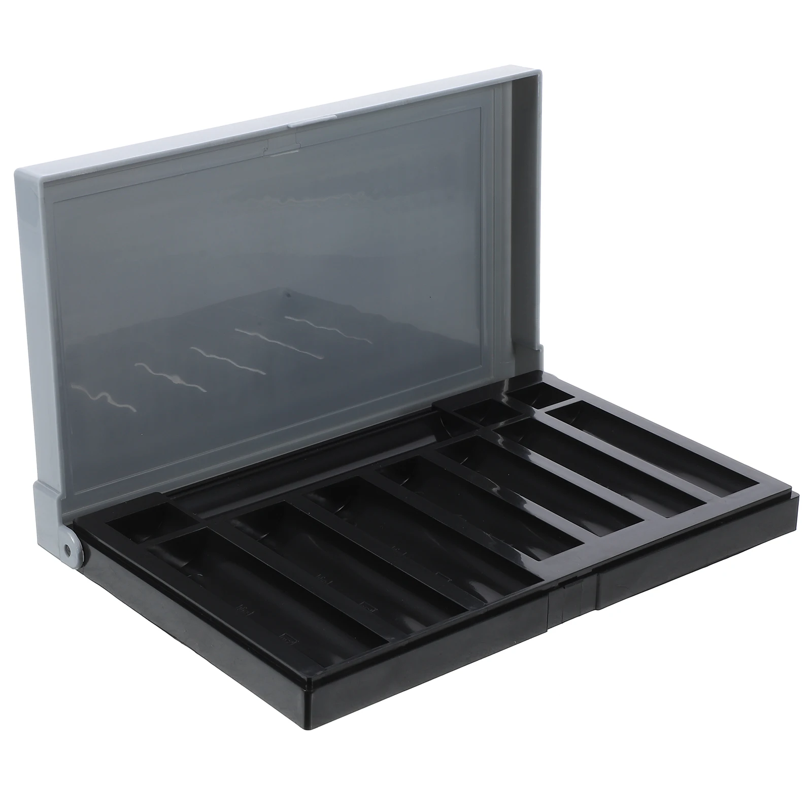 

Multi functional Box Black Household Coin Container Storage Container for Household Supermarket Bank Plastic Case
