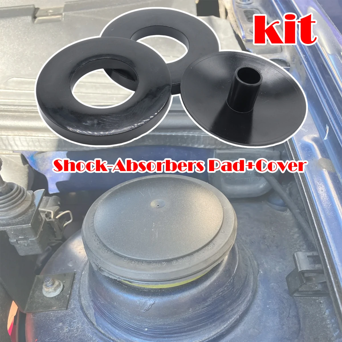 

Universal Shock-Absorbers Pad Bushing Protector Rubber Cover For Audi A3 8L Skoda Octavia Bushing Hood Seal Front Bearing Top