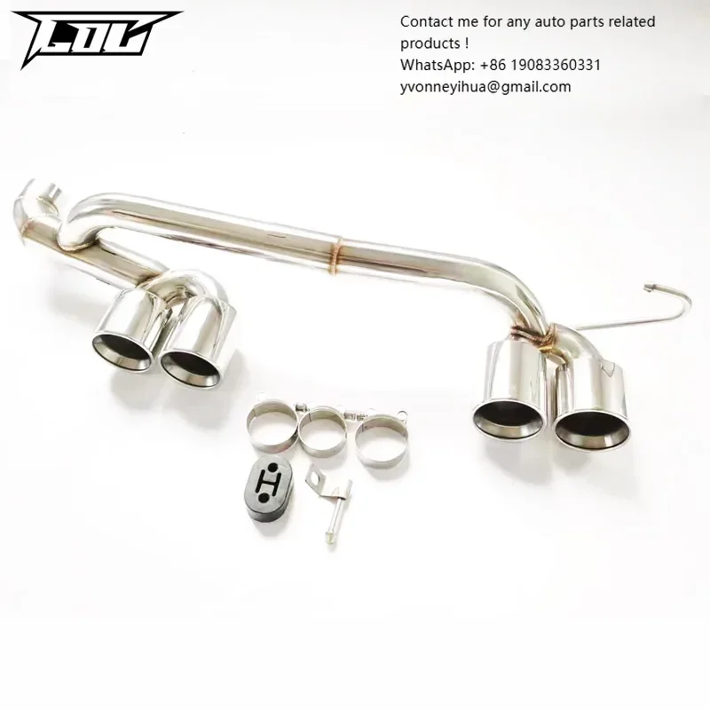 

Catback Exhaust For BMW 318/320/325/330 M3/MT/M-tech Stainless Steel Exhaust Pipe Automobile Exhaust System