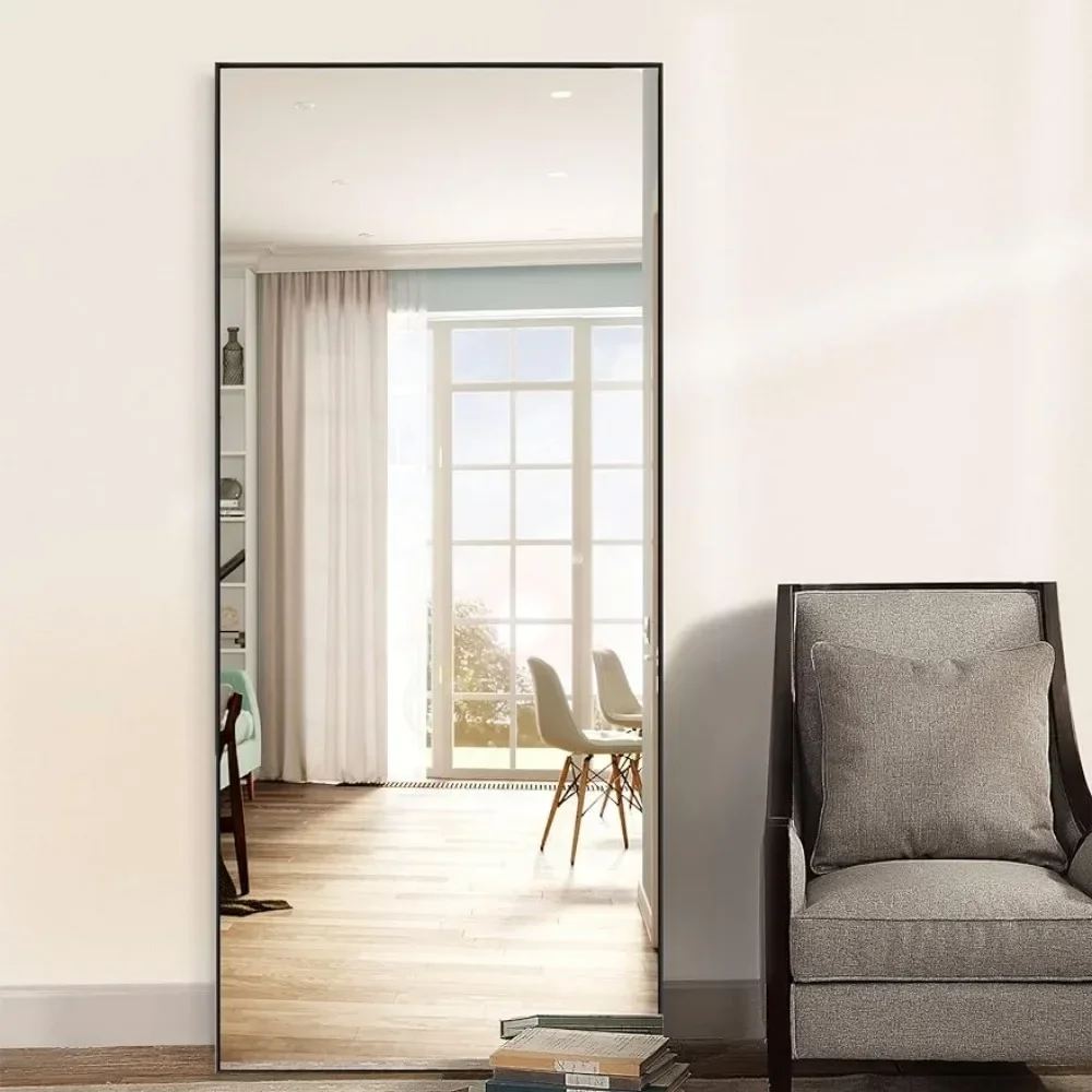 

71"x24" Full Length Mirror Oversized Floor Mirror With Stand Full Body Mirror Standing Hanging or Leaning Against Large Lights