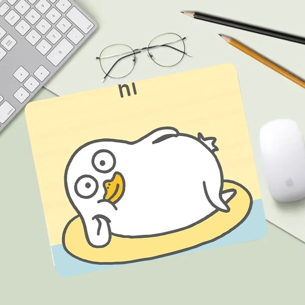 Trendy Funny Little Duck Liu Mousepad Computer Desk Mat Table Keyboard Pad Laptop Cushion Non-slip Deskpad