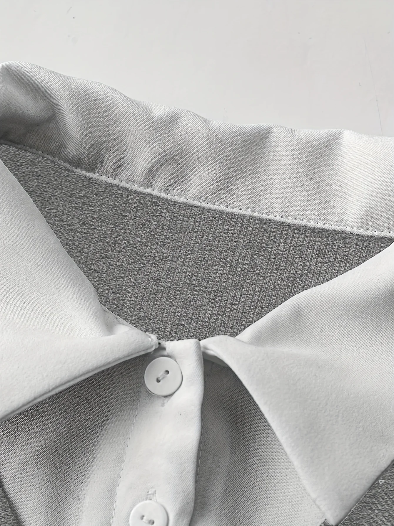 Damen-Strickkleid, figurbetont, langärmelig, Hemdkragen, Patchwork, Glockenärmel, mit Schlitz, knöchellang, lässig, für Büro und Dates – Detail 2