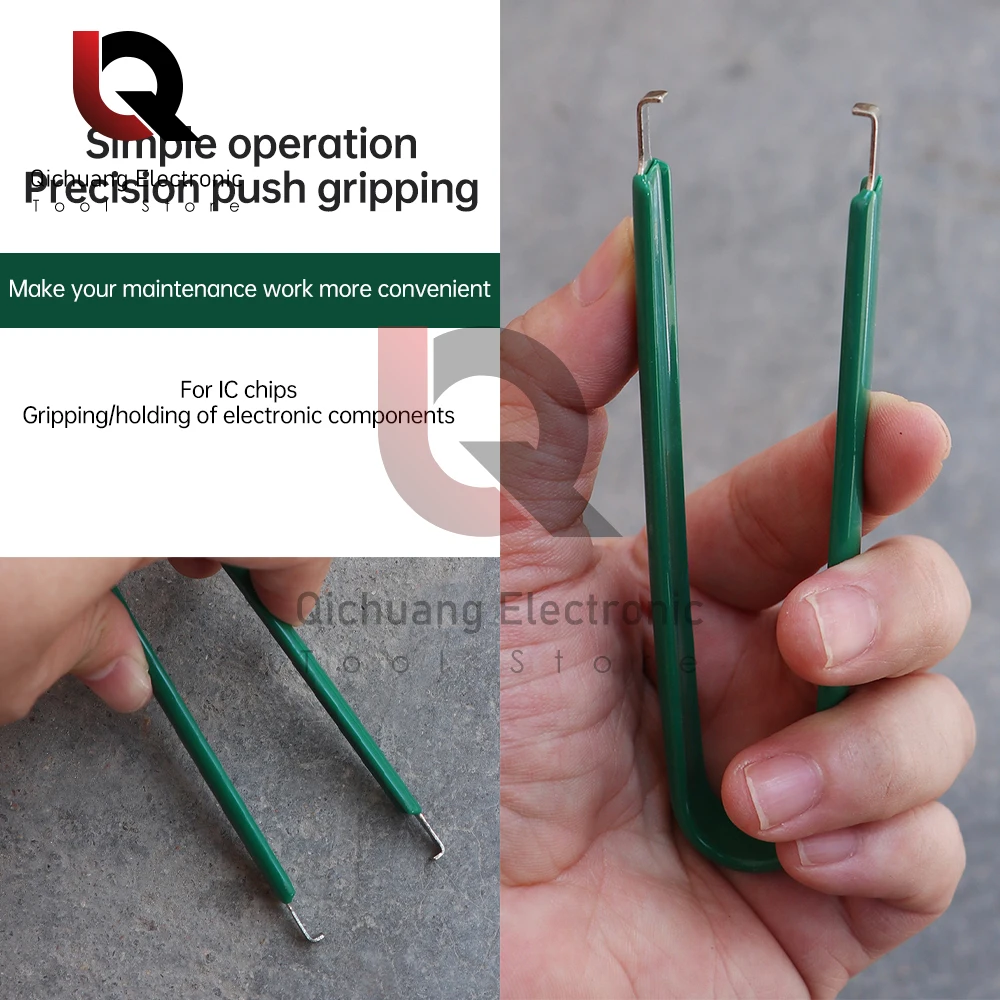 1Pc IC Chip Extractor Machine Clip Repair Tool for Integrated Circuit Extractor Removal Puller Encapsulation Extraction U Type