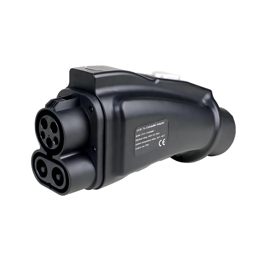 

Isigma CCS super ev charger adapter DC 1000V 250A IP54 CCS1 to ChadeMo dc adapter