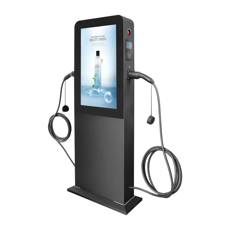 2025 شاحن EV قابل للتخصيص نوع 2 صندوق الحائط 44 كيلو واط 22 كيلو واط 14 كيلو واط التيار المتناوب EVSE APP وبطاقة التمرير محطة شحن السيارة الكهربائية #2