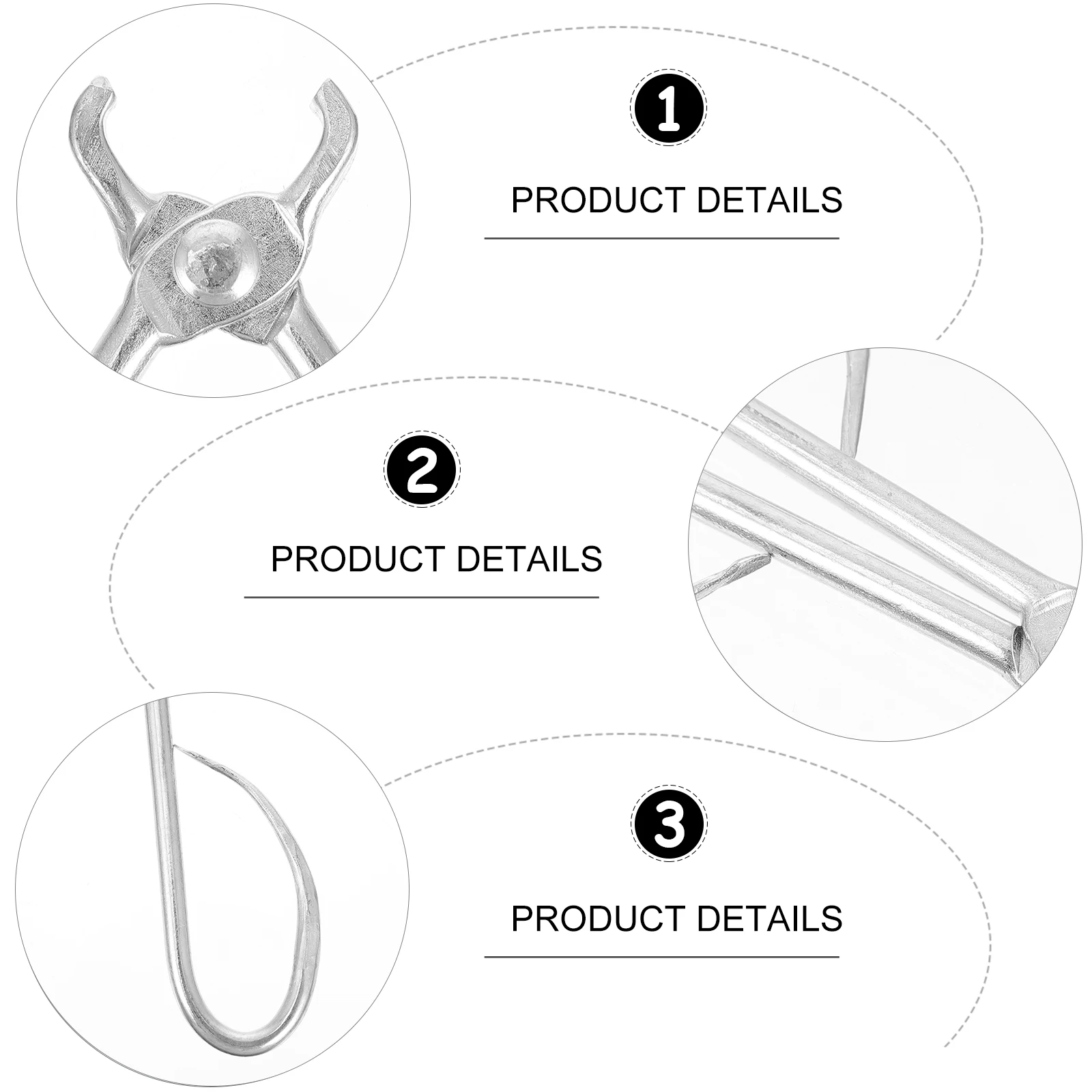 

4pcs Stainless Steel Melon Clips Creative Shellers Nut Openers Scissor Design Corrosion Resistant Fits Fingers Easy Use