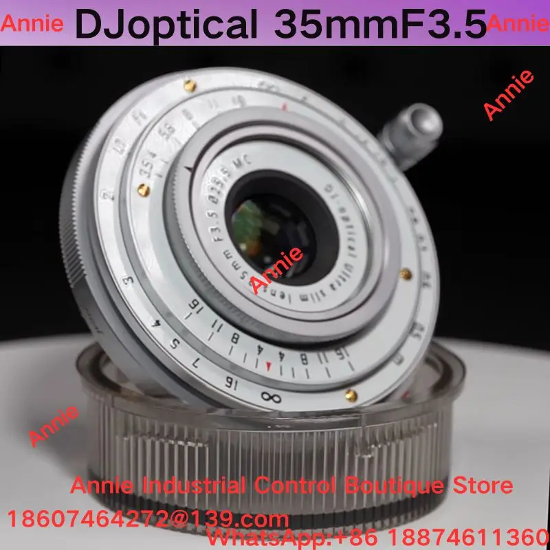 brand-new  Mirror Maker DJoptical 35mm F3.5 White Beauty DJ35 Fixed Focus Lens DJ Suitable for M9M10, etc