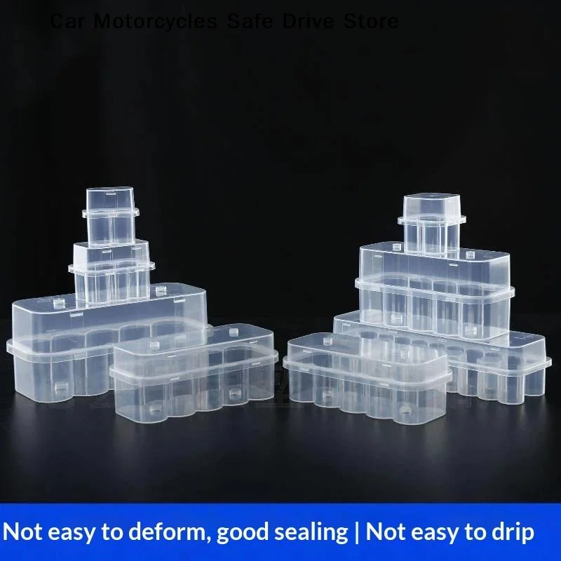 【M】3/5/7/10/20ML Peptide Vial Storage Case With Lid Microtube Freezer Box Life Supplies Use