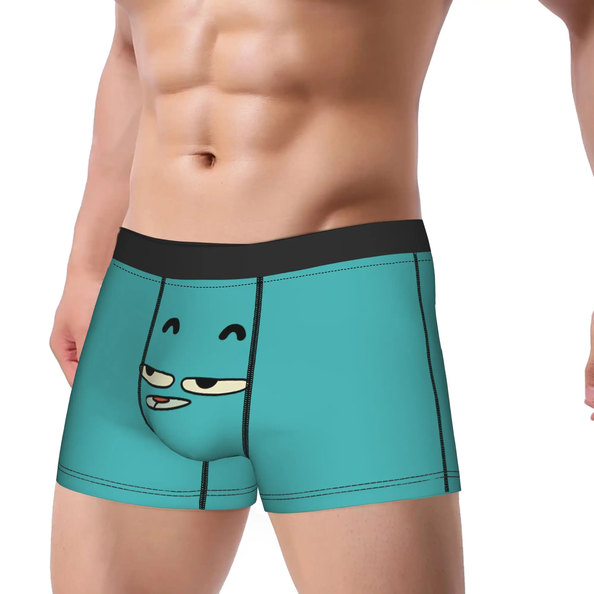 Gumball Gum Ball Watterson Amazing Cartoon Boxershorts Pouch Underwear High Quality Shorts Briefs Men Underpants Plus Size 2XL