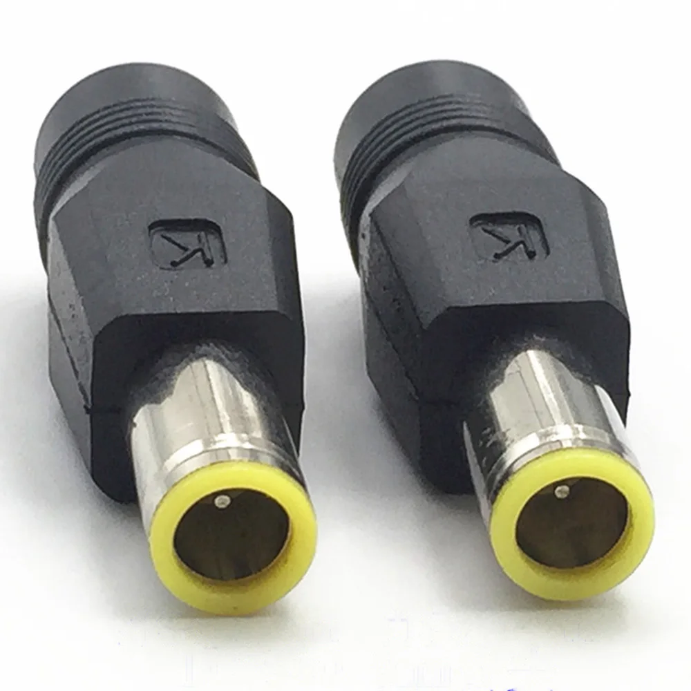 DC 5.5 x 2.1 mm female to 7.9 x 5.5 mm male DC Power Connector Adapter Laptop 5.5*2.1 female to male 7.9*5.5 Plug For Lenovo