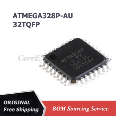 1/5/10pcs  ATMEGA328P-AU TQFP-32  8-bit microcontroller IC chip