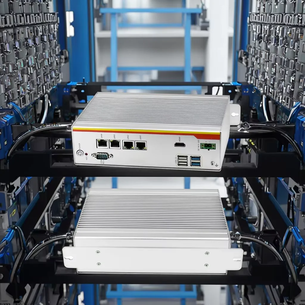 MFC-6807 Fanless Embedded Industrial Computer Support Intel J1900/3855U/Core 6th Generation I3/15/17 CPU, 4*LAN, WIFI/3G/4G