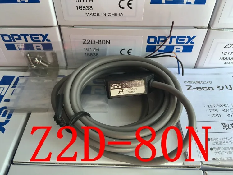 New Original Japanese OPTEX Photoelectric Sensor Z2D-80N Z2D-80N-F04 Z2D-80P