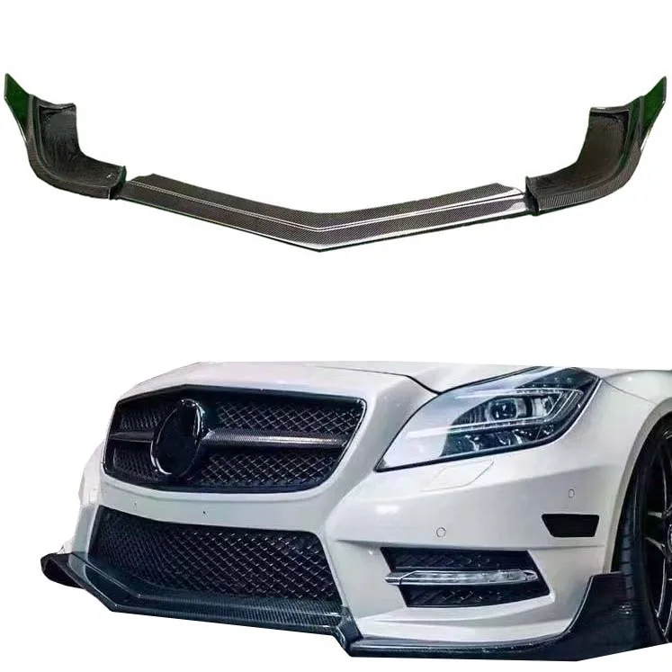 

For Mercedes-Benz CLS W218 C218 2012-2015 R Style Accessory Kit Carbon Fiber Front Bumper Shovel Body Kits CSYP Brand Easy