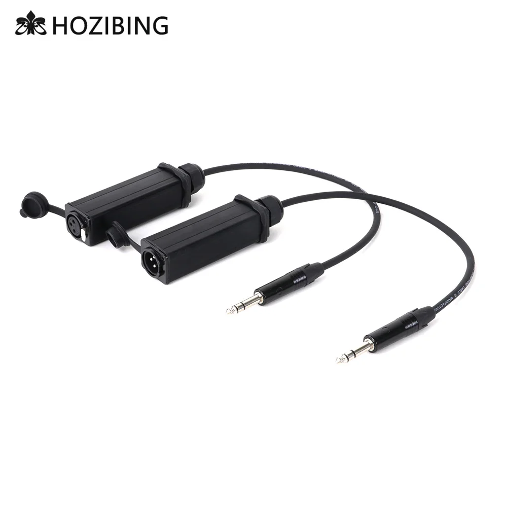 

D Type 3Pins XLR Male Panel Socket Coupler to 6.35mm 1/4 Inch TRS Male Audio Stereo MIC Cord Balanced Speaker MIC Cable