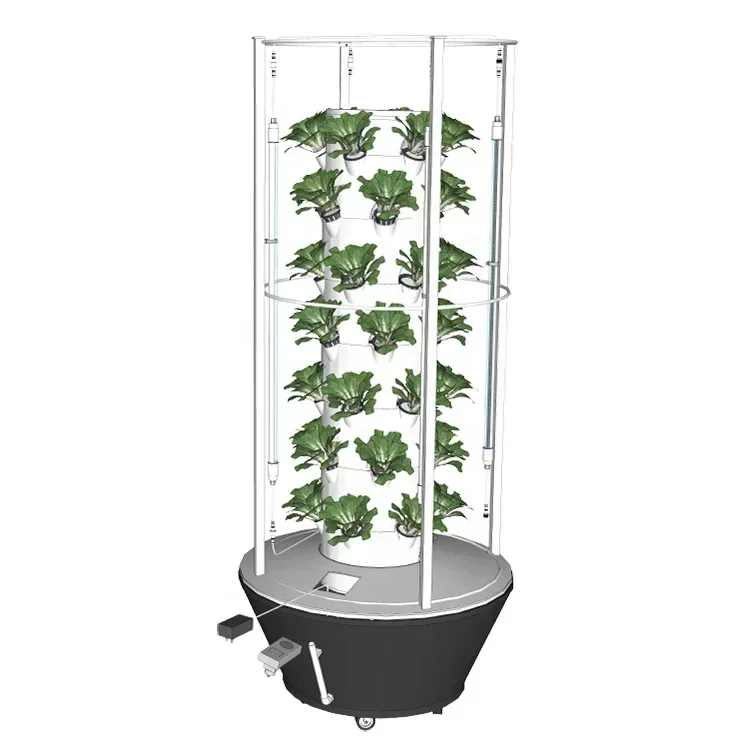 Plant Vertical Tower Growing Systems Tower Hydroponic Aeroponic Planting System Hydroponic for Garden Greenhouse Indoor Outdoor